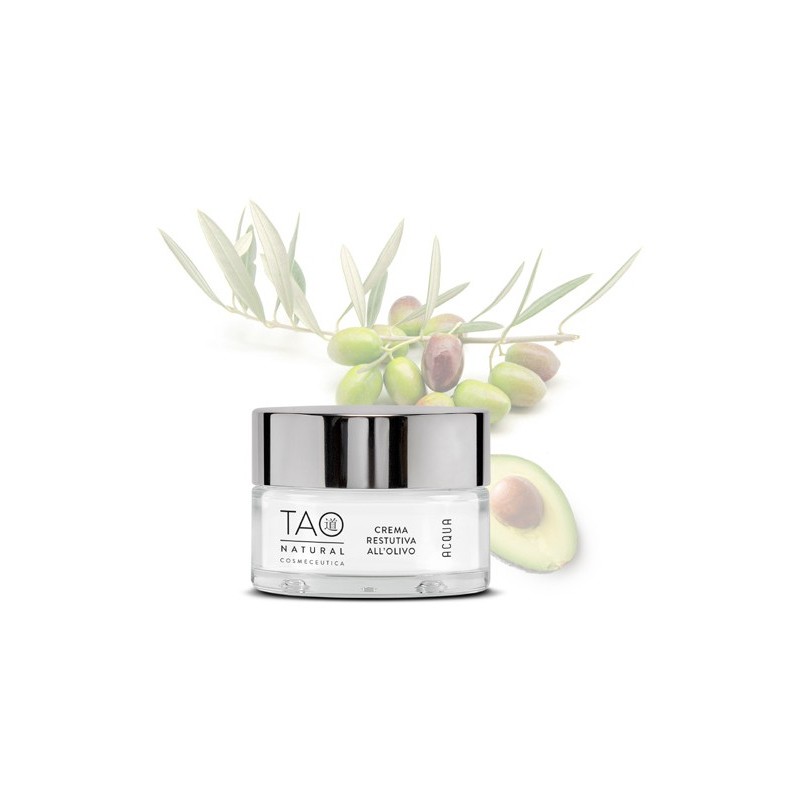 Prodotti per il viso TAO - ACQUA - CREMA RESTITUTIVA ALL’OLIVO | Centro Tao a Limone sul Lago di Garda | Fitocosmesi-naturale
