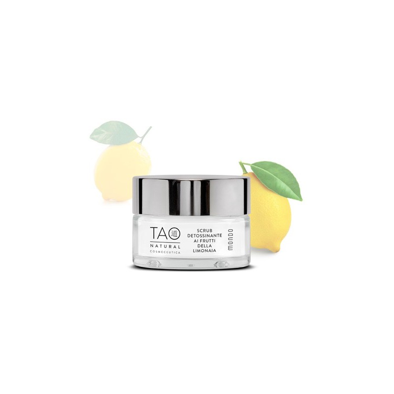 Prodotti per il viso TAO - MONDO - SCRUB DETOSSINANTE AI FRUTTI DELLA LIMONAIA | Centro Tao a Limone sul Lago di Garda | Fitocosmesi-naturale