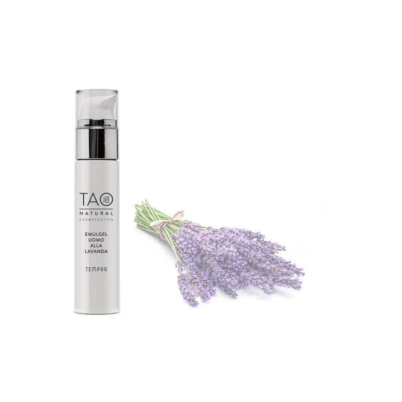 Prodotti per il viso TAO - TEMPRA - EMULGEL UOMO ALLA LAVANDA | Centro Tao a Limone sul Lago di Garda | Fitocosmesi-naturale
